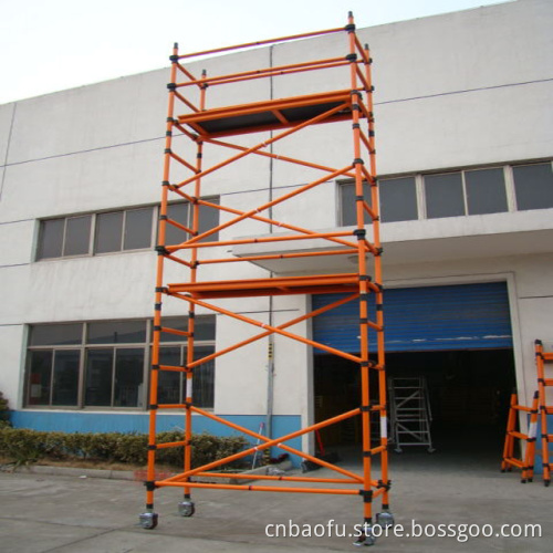 FRP Single-Wide Scaffolding Platform with Casters